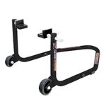 Grand Pitstop Universal Standard Rear Paddock Stand for Motorcycle with Swingarm Rest (Dismantable, Black, Motorcycle Weight Up to 250 Kgs)