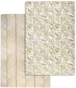 Toddlekind Soft Reversible Foam Baby Play Floor Mat, Premium, Stylish Waterproof, Memory Foam, 6.5 ft x 4.5 ft, Durable and Non-Toxic 0m+ Sandcastle (Beige)