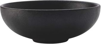 Maxwell & Williams Caviar Coupe Bowl 15.5x6cm Black