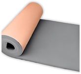 XCEL Extra Large Marine Foam Rolls Sheets with Adhesive Closed Cell Foam Padding Neoprene Foam Cosplay Easy Cut - Various Sizes (54" x 12" x 1/4" (1 Pack), Gray, 1)