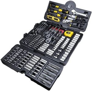 Stanley 73795 Mixed Tool Set, 210 Pieces - Polished Chrome