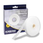 KORBOND Strongest Hemming Tape – 72GSM – 30m x 2cm Hemming Web - Invisible Mending Tape for Fabric - Iron on Hem Tape - NO Sewing Required Adhesive Fabric Tape, Webbing Tape, Hemming Web