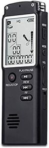 AIGO DGTL 8GB Voice Recorder USB Professional Dictaphone Digital Audio Voice Recorder with WAV MP3 Player Black