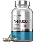 GH-1000 for Men Hormone Suport | Anti-Aging, Muscle Growth, Energy, Sleep | 168 Vegan Capsules Muscle Growth Supplements