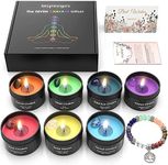 Chakra Candles with Premium Crystal