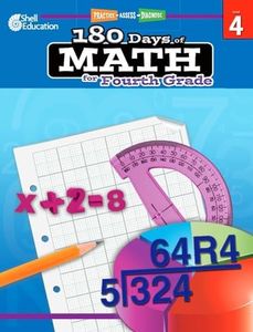 180 Days: Mathematics for 4th Grade Practice Workbook for Classroom and Home, Cool and Fun Practice Created by Teachers
