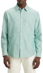 Levi's Men's Sunset 1-Pocket Standard Button Down Shirt, Shady Glade, S
