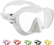 Cressi Scuba F1 Diving Mask (White)