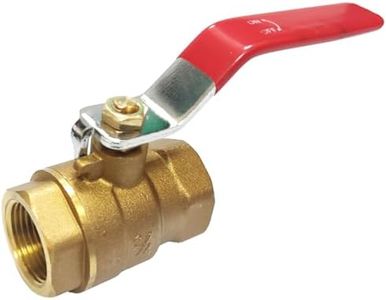 Sphagaceae 3/4" Heavy Duty Brass Ball Valve - 600 WOG, Full Port, Forged Body, Female NPT Threads (ASME B16.34 Certified) - Water/Gas/Oil Shut Off Valve