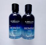 G. BELLINI HOMME PARIS Eau de Toilette 75ml (Pack 0f 2) Birthday Anniversary Best Gift Made in Germany