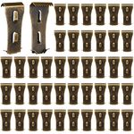 50 Pcs Brick Hook Clips Christmas Brick Hanging Clips Steel Hooks Brick Lights Wreaths Pictures Hanger Fits Brick 2-1/8" to 2-1/3" for Hanging Xmas Lights No Drill and Nails Needed