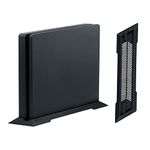 Gam3Gear Vertical Stand for PS4 Slim Steady Base Mount Holder with Built-in Cooling Vents - Black