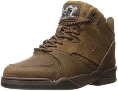 Roper Womens Horseshoe Shoe, Tan, 8.5