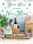 Regal Publishing Good Luck in Your New Home Card Basket - 8 x 6 inches