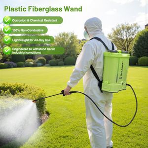 SYLSTAR 12L Battery Knapsack Sprayer – 80PSI, 5 Nozzles, Telescopic Wand, Makita 18V Compatible