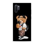 Silence Polycarbonate Designer Cool Bear Premium Printed Hard Back Case Cover For Samsung Galaxy Note 10 Plus, Multicolour