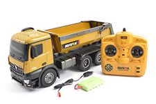 Huina RC Tipper Dumptruck 2.4G 10CH W/Die Cast Cab, Bucket