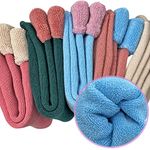 Hocerlu 5 Pairs Womens Thermal Socks, Thick Warm Ladies Wool Socks for Cold Winter, Cozy Soft Boot Socks, UK Size 4-8