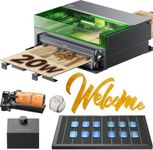 xTool S1 20W (20,000mW) Laser Cutter and Engraver Machine, with Auto Conveyor Feeder, 118'' Long Crafts, 600mm/s Speed, Laser Engraver for Tumblers Wood and Metal, Acrylic, etc. - Deluxe Bundle