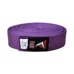 Fadi Sports Martial Arts Belt for Karate, Judo, Aikido and Taekwondo - Durable Cotton-Polyester Blend for Adults and Kids, Purple, 5