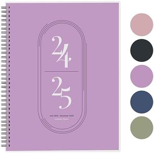 Rileys 2023-2024 Academic Diary Planner, 18 Month Diary 2023-2024 - Weekly & Monthly Academic Planner, Jul 2023 - Dec 2024 Planner Diary | Flexible Cover, Notes Pages (22 x 28cm)