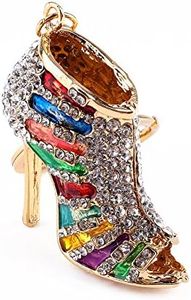 Strass Cristal Porte-clés Charme Pendentif Sac À Main Porte-clés Porte-clés Multicolore Unique Forme Femme Filles Dame