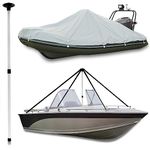 Telescopic Boat Cover Support, Adjustable Pole System 28.5” to 51.25” Inches – Repels Water and Debris on Any Marine Boat