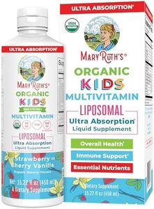 MaryRuth's Kids Multivitamin lipsomal | Vegan, Sugar-Free Vitamins for Kids Ages 4+ | Childrens Vitamins 1-2 Month Supply | Multivitamin for Kids | Multi | Kids Vitamins | 15.22 Fl Oz