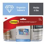 Command Large Caddy, Clear, 1-Caddy, 2-Pack by Command