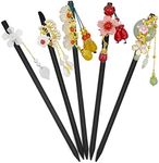 Saijer Vintage Hair Chopsticks,5 PC