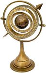 Arch Instrument 11" Antique Brass Armillary Sphere with Sundial Arrow Nautical Maritime Astrolabe Engraved Globe