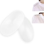 Wieysdoo Shoulder Pads Silicone Transparent for Woman Clothes Soft Anti-Slip Self Adhesive Invisible Shoulder Push-up Pads Adhesive Shoulder Enhancer for Woman Man