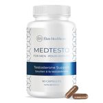 Elan Healthcare Medtesto Natural Supplements for Men | Maca, Tongkat Ali, Horny Goat Weed, Tribulus, Ginseng, Ginkgo Biloba, Boosts Energy, Supports Male Vitality & Performance, 90 Capsules, MADE IN CANADA
