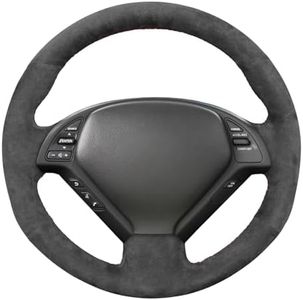 MEWANT Car Steering Wheel Cover for Infiniti G25 G35 G37 2007-2013 EX35 EX37 2008-2013 Q40 Q60 2014 2015 QX50 2014-2018 / G37 G35 Steering Wheel Cover