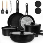 KIKCOIN 20 Pcs Pots and Pans Set No