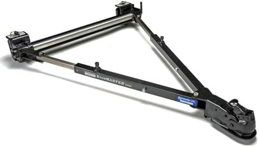 Roadmaster 501 Stowmaster Tow Bar with 2" Coupler fits Baseplates | Hauls Up to 6,000 lbs | Large Hook-Up Radius | Powder-Coated Finish | Self-lubricating Bushings