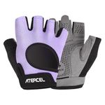 ATERCEL Gym Gloves, Lightweight, Weight Lifting Gloves for Cycling, Workout, Fitness, Breathable Training Gloves with Microfiber Fabric for Men and Women