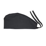 DOKTORAM Contemporary Working Cap with Unique Eye-Catching Designs for Healthcare Professionals, Black, One Size