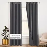 RYB HOME Thermal Curtains Soundproo