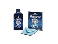 Goddards Polishing Kit Long Term Silver Polish Cloth and Silver Polish Cleaner JEWELLERY