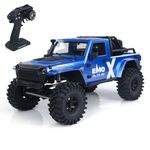 wheelfun CROSSRC 1/8 EMOX RC Off-Road Truck RC Crawler Car 4WD RTR RC Rock Climbing Truck Model 2Speed Gearbox Light Motor ESC Servo Remote Control