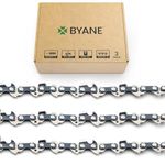 BYANE 10 Inch Chainsaw Chain, 3/8" LP Pitch, 043" Gauge, 40 Drive Links, Gifts for Men, Father's Day Gifts for Dad, Fits Ryobi, Worx, Echo, and More - R40 (3 Chains).