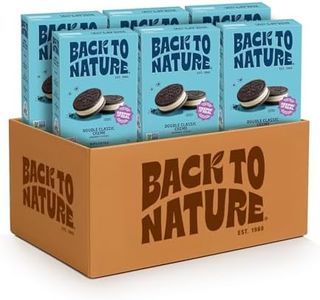 Back to Nature - Double Classic Creme Sandwich Cookies - Enjoy Our Plant Based Cookies Made with Wheat Flour - Vegan & Non-GMO - Seriously Tasty Snacking - 5.5 Ounce (Pack of 6)