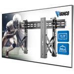 Vanco Pull-Out TV Wall Mount for 37-70 Inch TV Displays, Retractable TV Wall Mount Full Tilt Extension up to 8.46", Low Profile and VESA Compatible 600 x 400 or Less