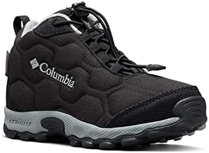 Columbia KIDS FIRECAMP MID 2 WATERPROOF Chaussures Montantes De Randonnée Et Trekking imperméables Mixte enfant, Noir (Black x Monument) - Children, 31 EU