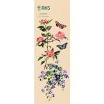 2025 Calendar RHS Flowers Month to View Nature Slim Calendar Official Product