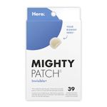 Mighty Patch Invisible+ - Ultra Thin Invisible Hydrocolloid Patch Spot Treatment (39 count) for Face and Day, Vegan, Cruelty-Free