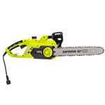 Earthwise CS33016 Electric Chain Saw, 16-Inch, 12-Amp Corded, Green