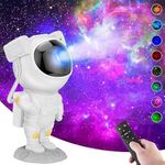 Gohfeoeo Sunset Lamp Projector 16 Color Led Light Desk Lamp Rainbow Night Light 360° Rotation Romantic Sunlight for Bedroom, Party, Photography with Remote (Sunset Lamp) - Acrylic (Astronaut)