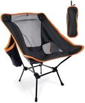 Victoper Camping Chair Ultralight Portable Camping Chair for Adults Strong Sturdy Lightweight Folding Chairs Outdoor with Carry Bag for Outdoor Garden Picnic Camping Fishing Folding Camping Chair